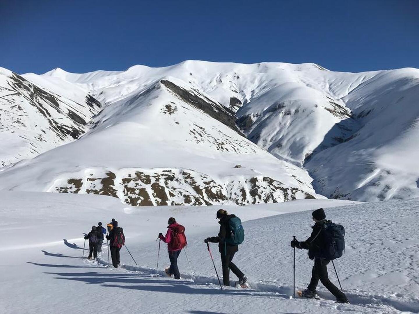 Randonnée en raquettes à neige avec le Bureau Montagne Horizons